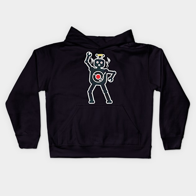 Dance-Bot Kids Hoodie by jaytee